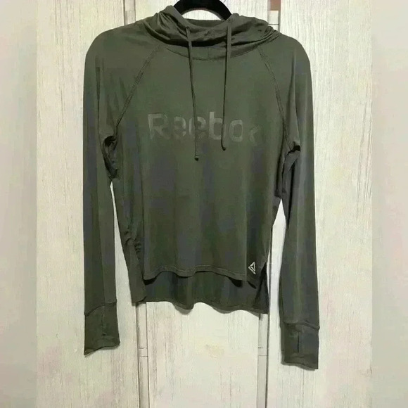 Reebok Women's CrossFit Glow Hoodie - Green, Size X-Small - Picture 1 of 8